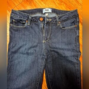 Paige Verdugo Ankle Raw Hem Denim Jeans 28